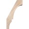 Ekena Millwork 5 1/2"W x 10"D x 18"H Balboa Smooth Knee Brace, Douglas Fir BRC06X10X18BOA00SDF - alternate 3
